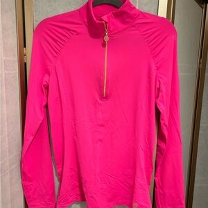 Lilly Pulitzer Justine Quarter Zip - Pink